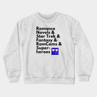 NRP Topic Black Letters Nerdy Logo Crewneck Sweatshirt